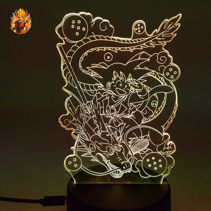 Lampe à LED Goku x Shenron - Dragon Ball Z