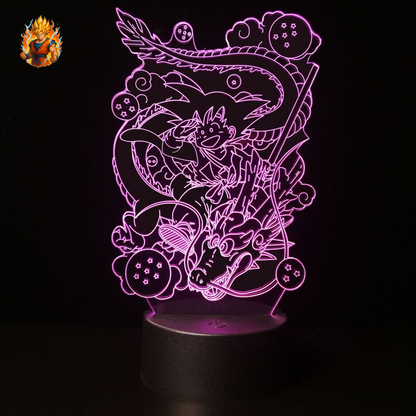 Lampe à LED Goku x Shenron - Dragon Ball Z