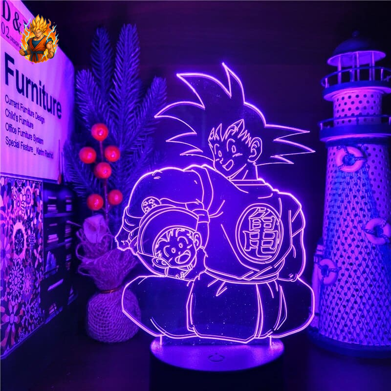 Lampe LED Goku x Gohan - Dragon Ball Z