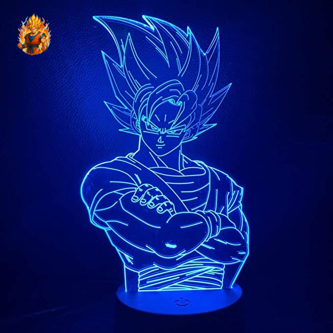 Lampe LED Goku SSJ Rose - Dragon Ball Z
