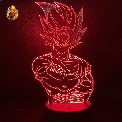 Lampe LED Goku SSJ Rose - Dragon Ball Z