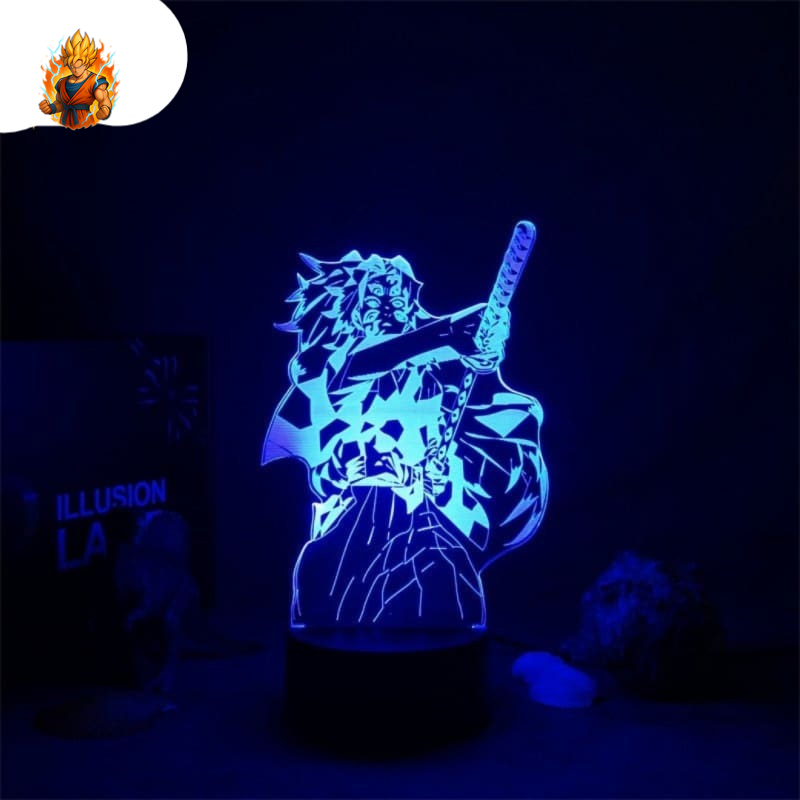 Lampe LED Kokushibo (1er Démon de Lune) - Demon Slayer™.-Ma boutique