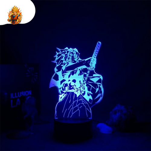 Lampe LED Kokushibo (1er Démon de Lune) - Demon Slayer™.-Ma boutique