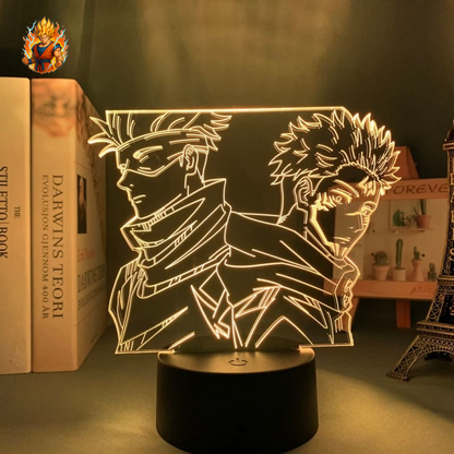 Lampe LED Gojo et Sukuna - Jujutsu Kaisen