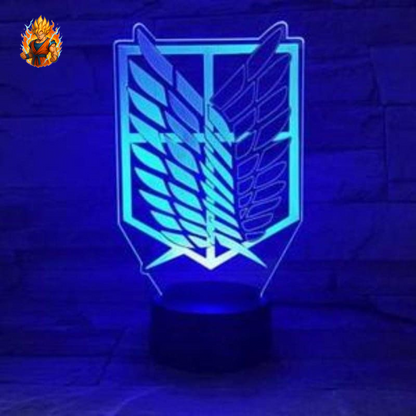 Lampe de badge LED Corps d'Enquête - Attack on Titan™.-Ma boutique