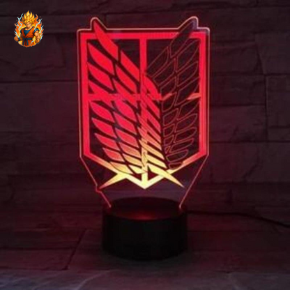 Lampe de badge LED Corps d'Enquête - Attack on Titan