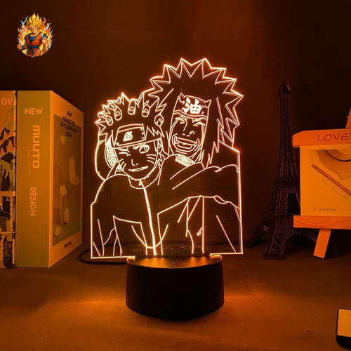 Lampe LED Jiraiya et Naruto - Naruto Shippuden™-Ma boutique